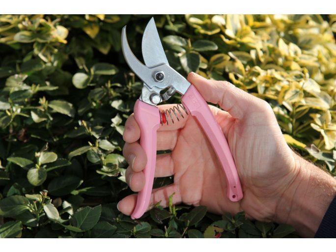 ARS 130DX-P pruning shears with pink handle