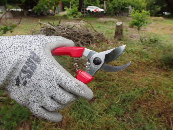 ARS 130DX-R pruning shears with red handle