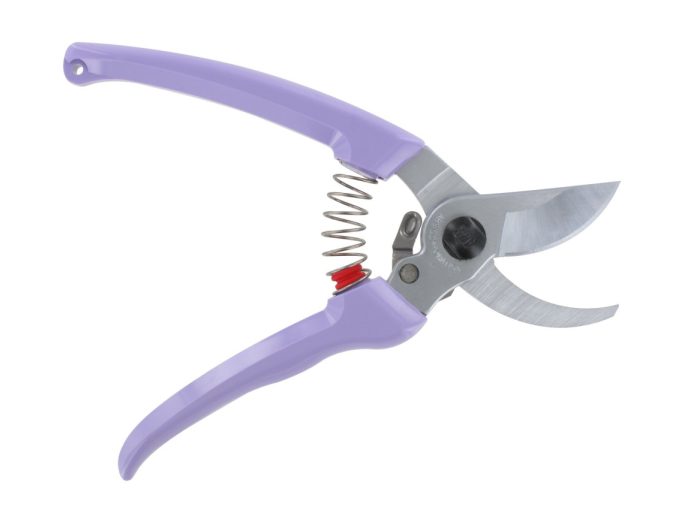 ARS 130DX-V pruning shears with purple handle