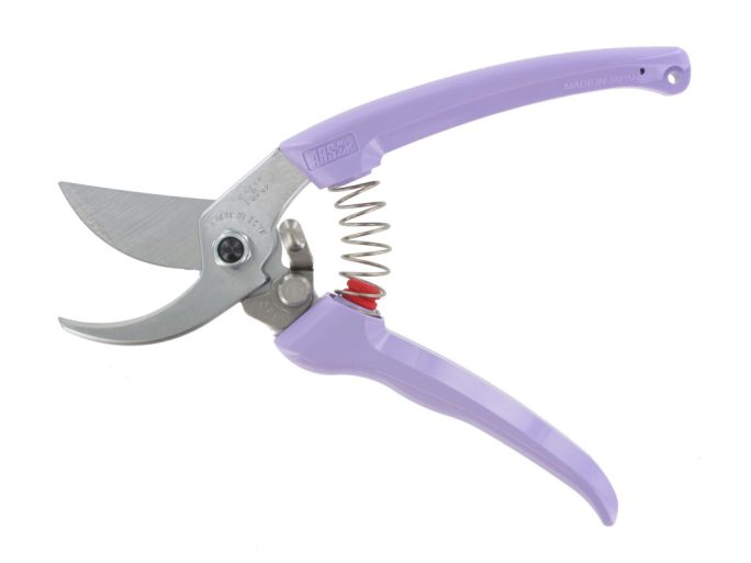 ARS 130DX-V pruning shears with purple handle