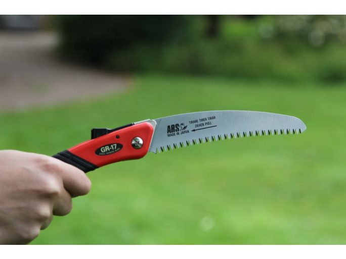 ARS GR-17 Japanese pruning saw with hard chrome-plated blade