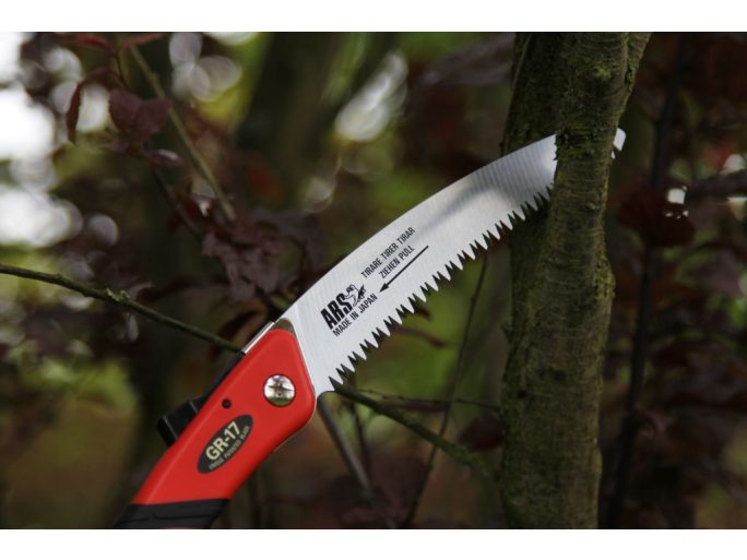 ARS GR-17 Japanese pruning saw with hard chrome-plated blade