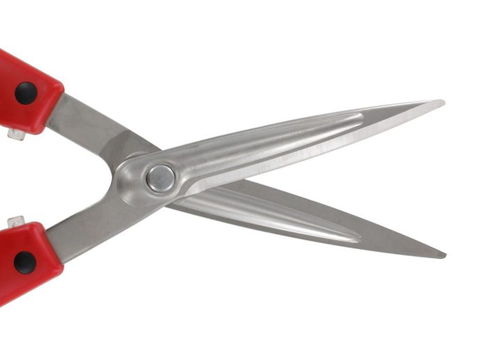 ARS K-800 hedge shears with curved Japanese steel blade