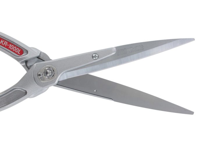 ARS KR-1000L hedge shears with curved Japanese steel blade