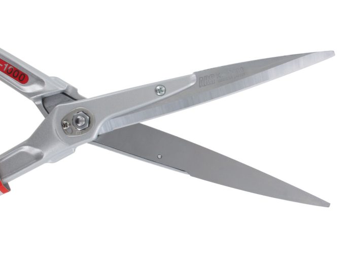 ARS KR-1000 hedge shears with curved Japanese steel blade