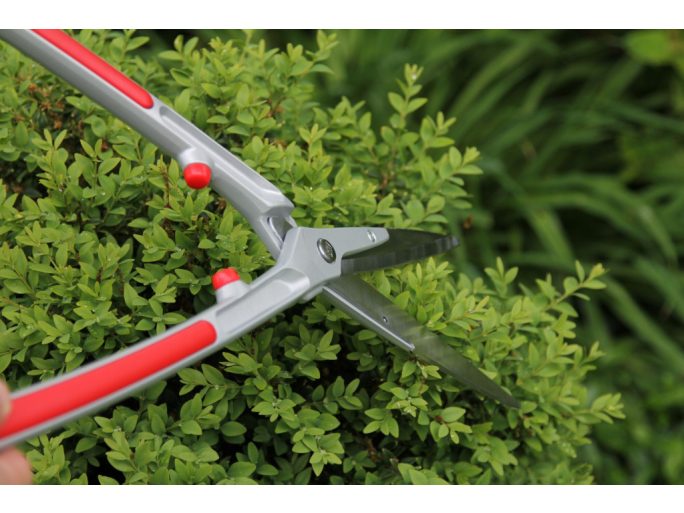 ARS KR-1000 hedge shears with curved Japanese steel blade