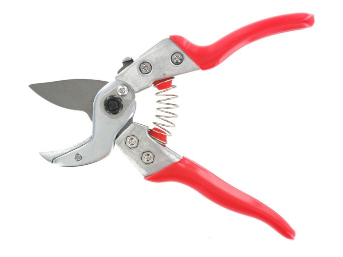 ARS VA-7Z anvil pruning shears with fluorocarbon-coated blade