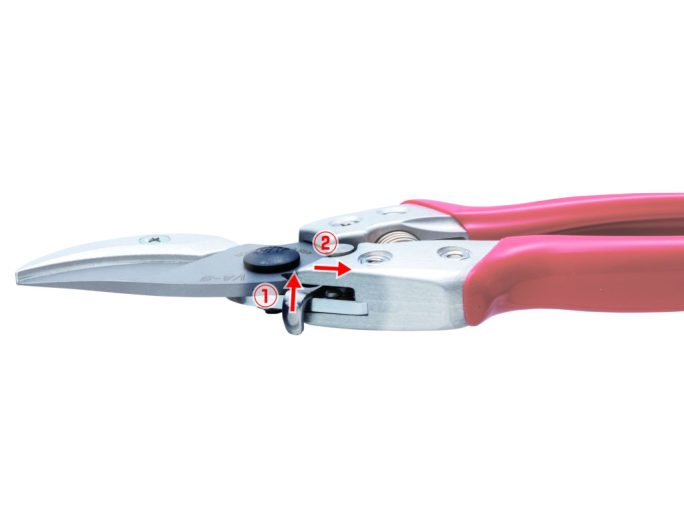 ARS VA-7Z anvil pruning shears with fluorocarbon-coated blade