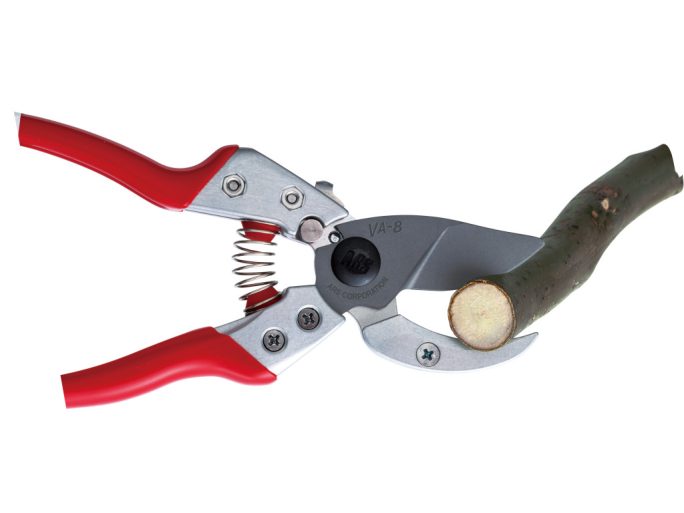 ARS VA-8Z anvil pruning shears with fluorocarbon-coated blade