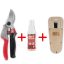 ARS VS-7XR Pruning Shears Kit: SH-VSZ Leather Holster + GO-1 Cleaner
