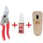 ARS VS-8XZ Pruning Shears Kit: SH-VSZ Leather Holster + GO-1 Cleaner