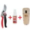 ARS VS-9XR Pruning Shears Kit: SH-VSZ Leather Holster + GO-1 Cleaner