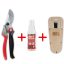 ARS VS-9XR Pruning Shears Kit: SH-VSZ Leather Holster + GO-1 Cleaner