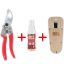 ARS VS-9XZ Pruning Shears Kit: SH-VSZ Leather Holster + GO-1 Cleaner