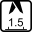 Fogvastagság - 1,5 mm